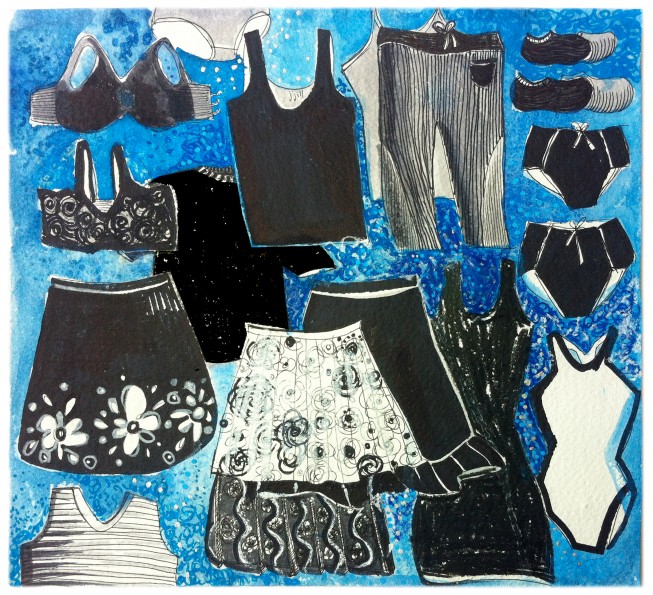one load black clothes
